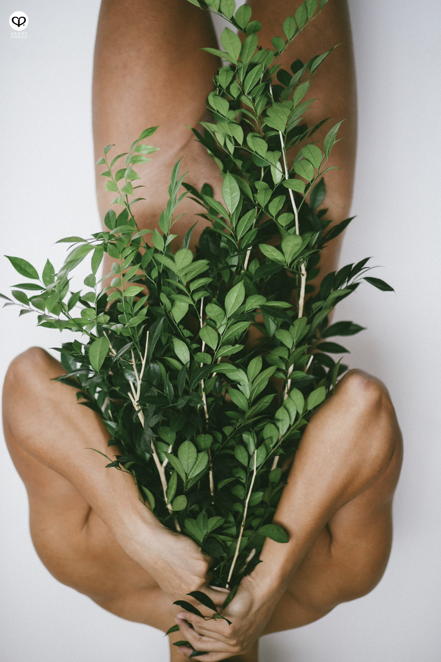 artistic nude asian hunk model guy