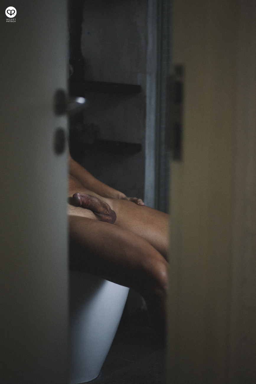 artistic nude asian hunk model guy