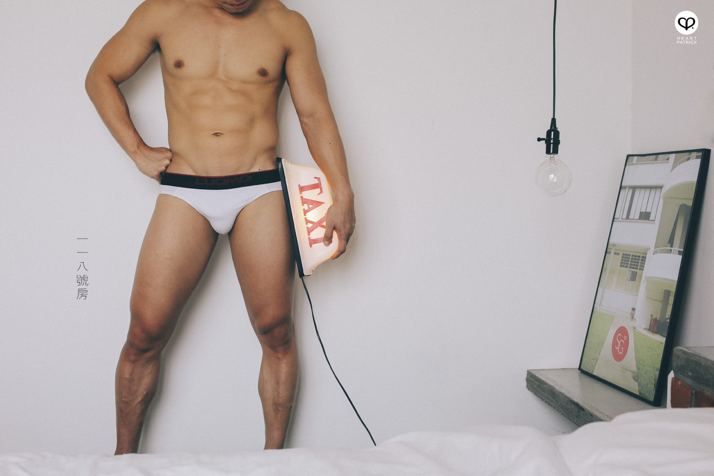 asian hunk dawei taxi cab signboard quirky