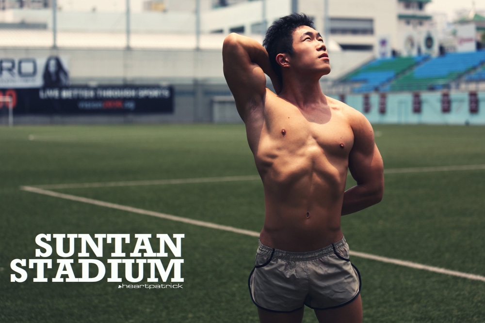 cute sexy asian boy guy portrait swimming trunk