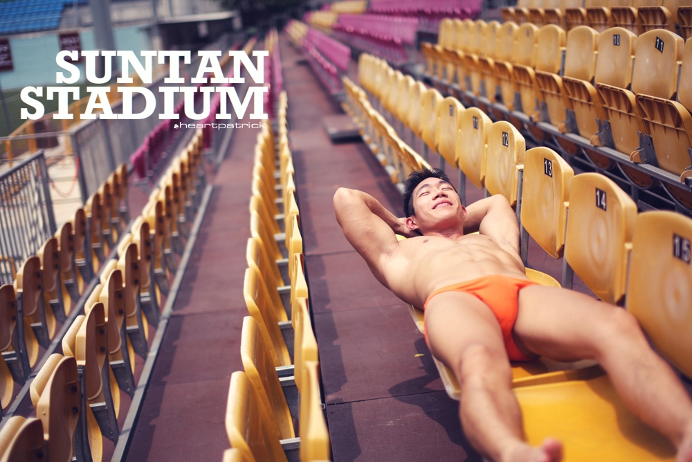 cute sexy asian boy guy portrait swimming trunk