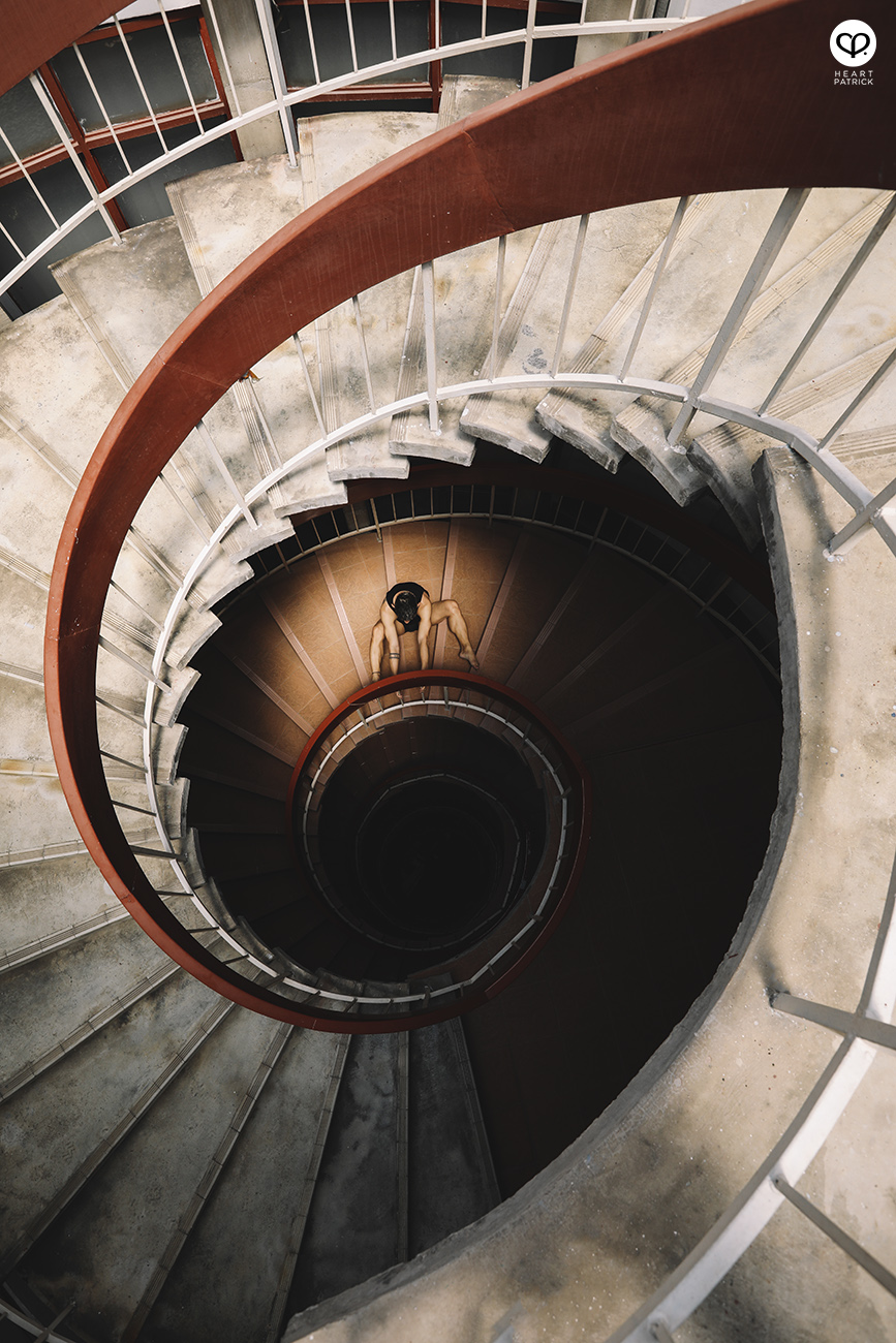 somethingaboutpatrick asianboy asianguy portrait dance spiral staircase
