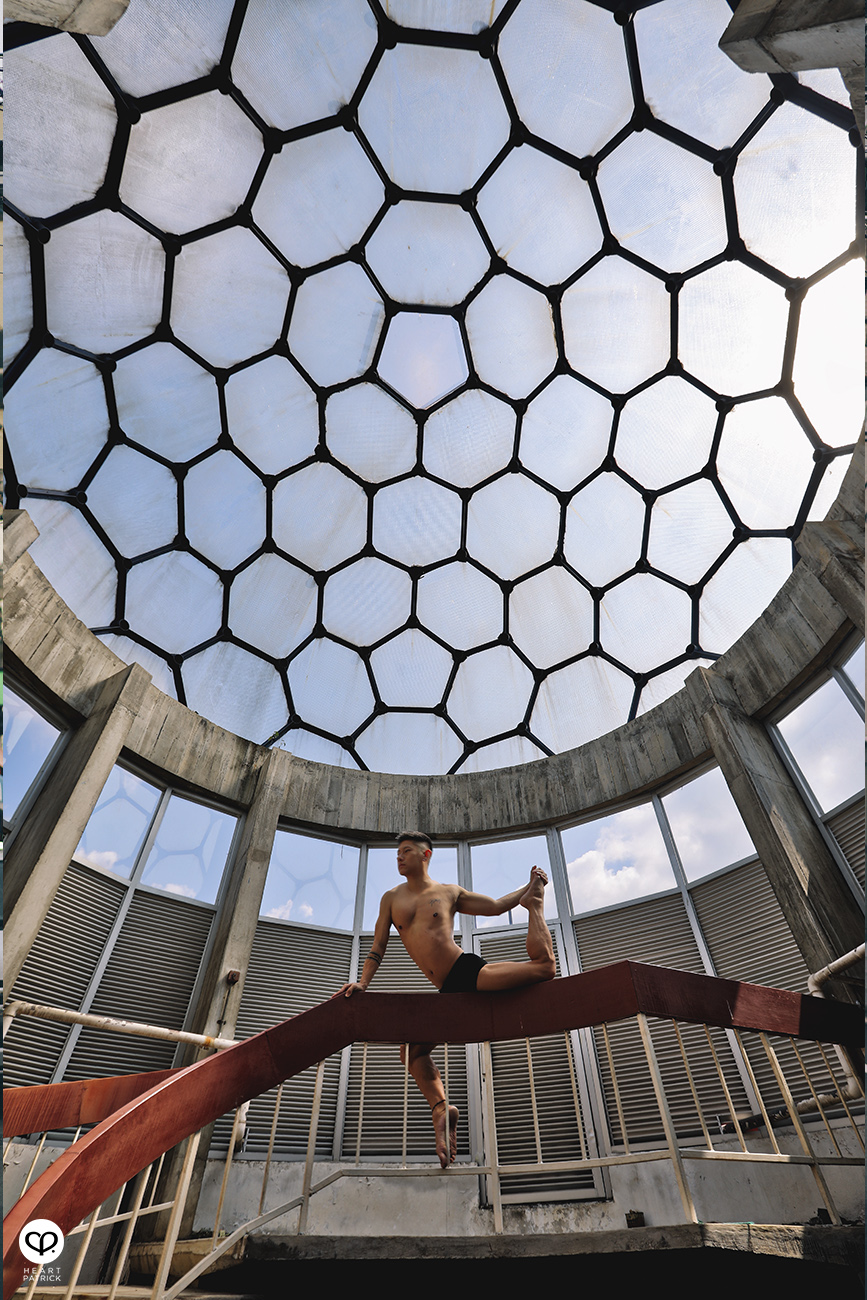 somethingaboutpatrick asianboy asianguy portrait dance spiral staircase