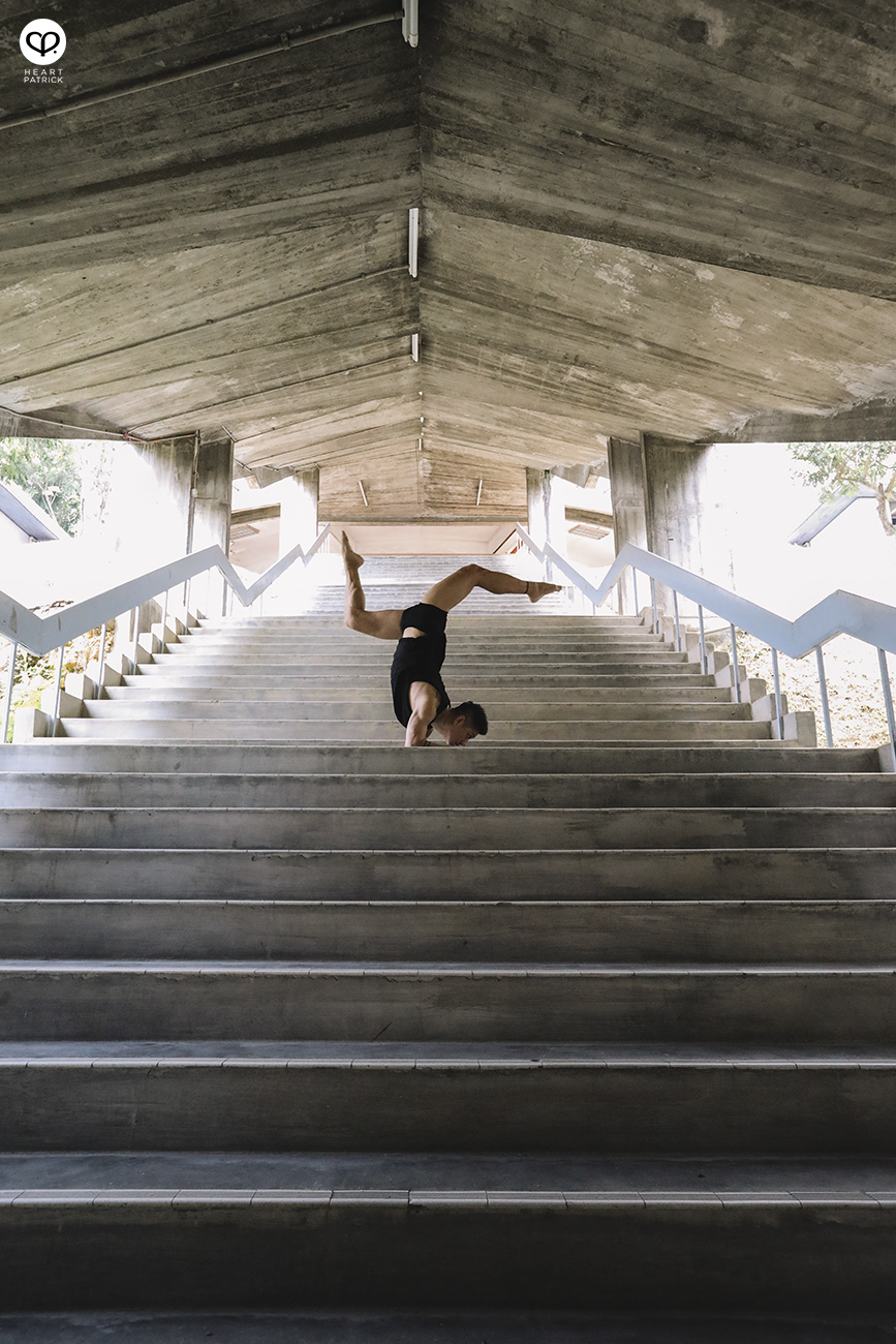 somethingaboutpatrick asianboy asianguy portrait dance spiral staircase