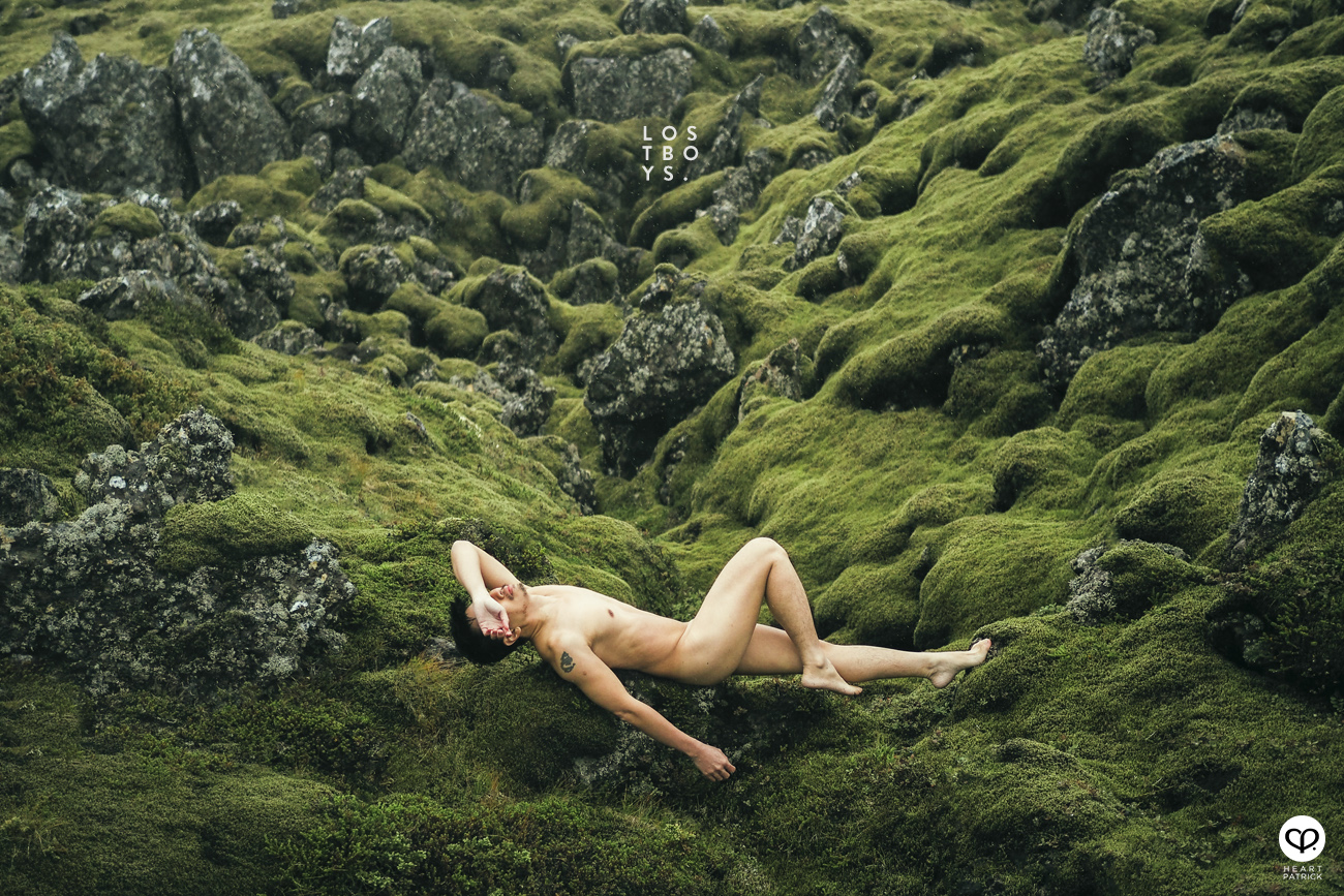 somethingaboutpatrick creative portrait asianboy asianguy iceland artistic nude moss