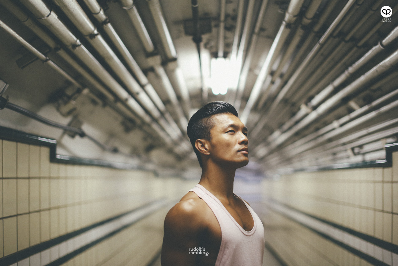 new york male pinoy portrait high line park 9th street path station