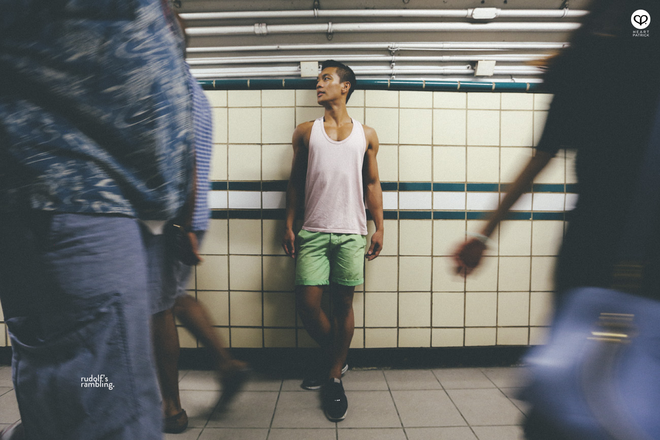 new york male pinoy portrait high line park 9th street path station