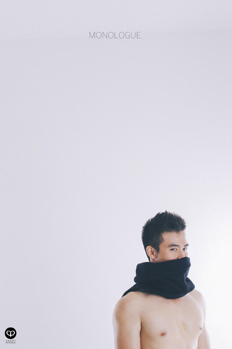 voon khong creative portrait asian male black scarf